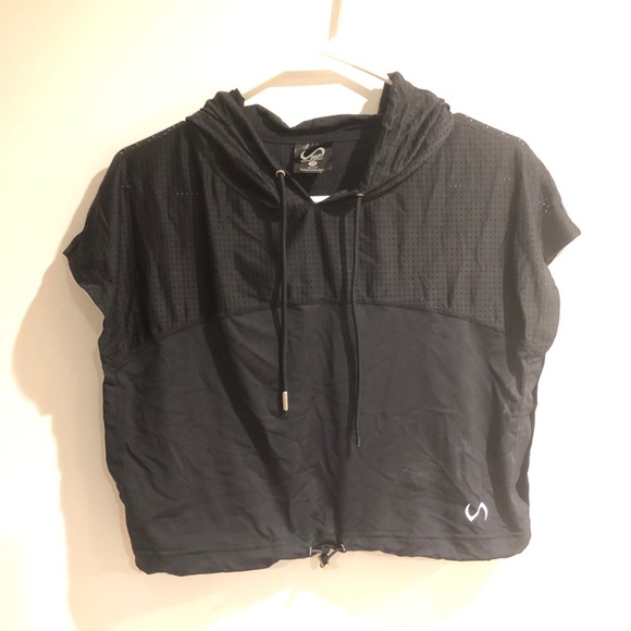 Hooded crop top - Picture 3 of 4